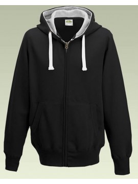 AWD Black Heavy Duty Chunky Full Zip Zoodie