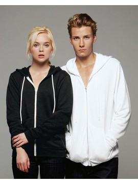 Bella Canvas Unisex Fleece full Zip Through Hoodie