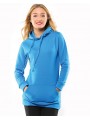 AWD Ladies Long line Pullover Hoodie Top