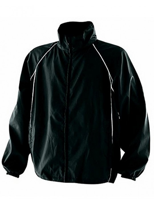 Finden Hales Kids black piped Track Jacket Top