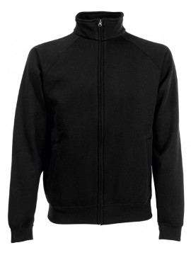 Fruit of the loom Black Track sweatshirt training  Jacket