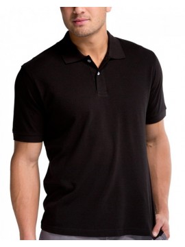 Classic poly cotton Black Polo Shirts 200 GSM