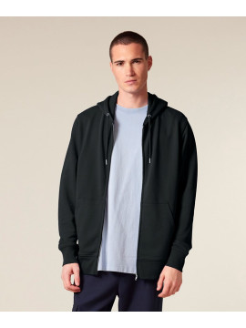 SX725 Premium Unisex Mid-Light Zip-Through Hoodie Sweatshirt